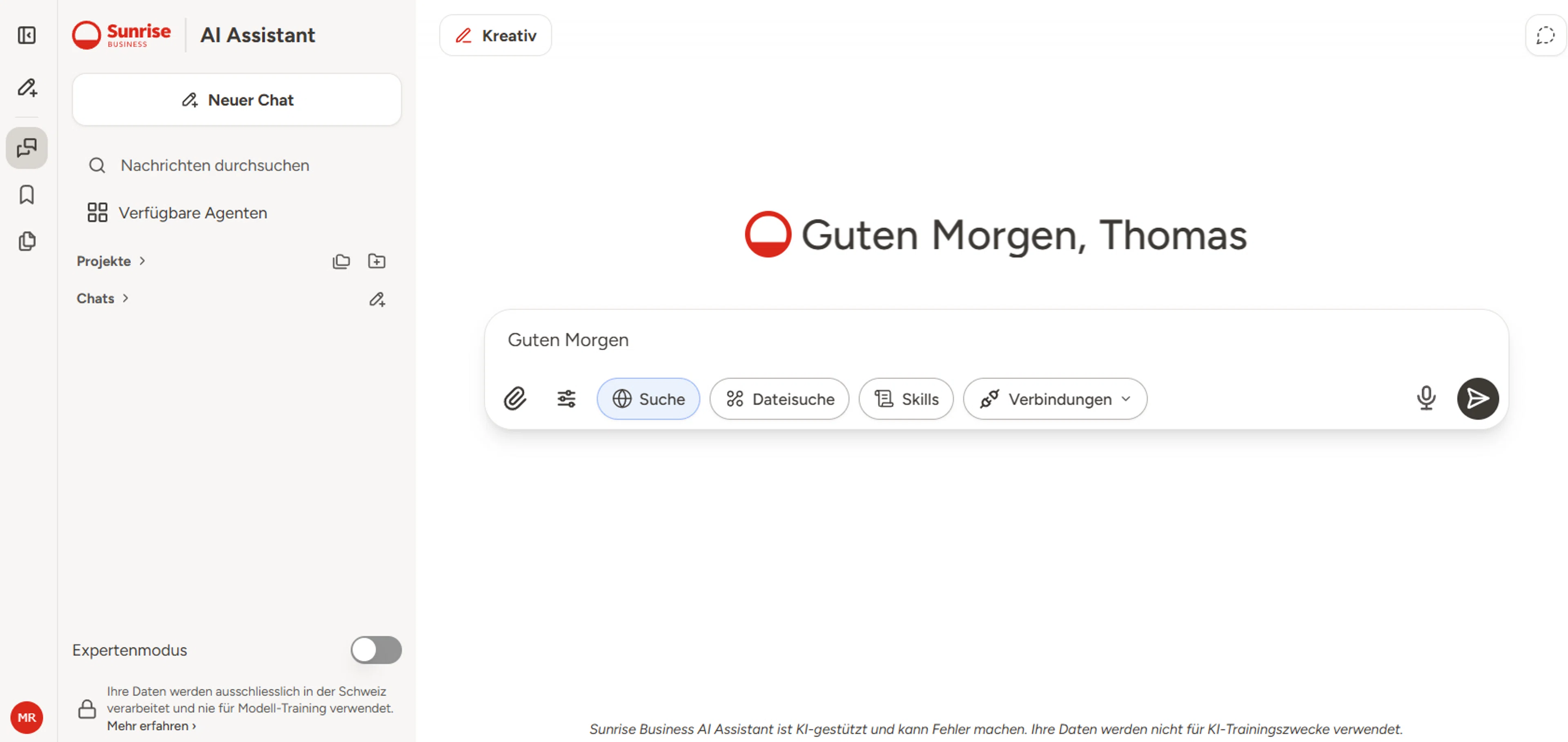 Sunrise Business AI Assistant